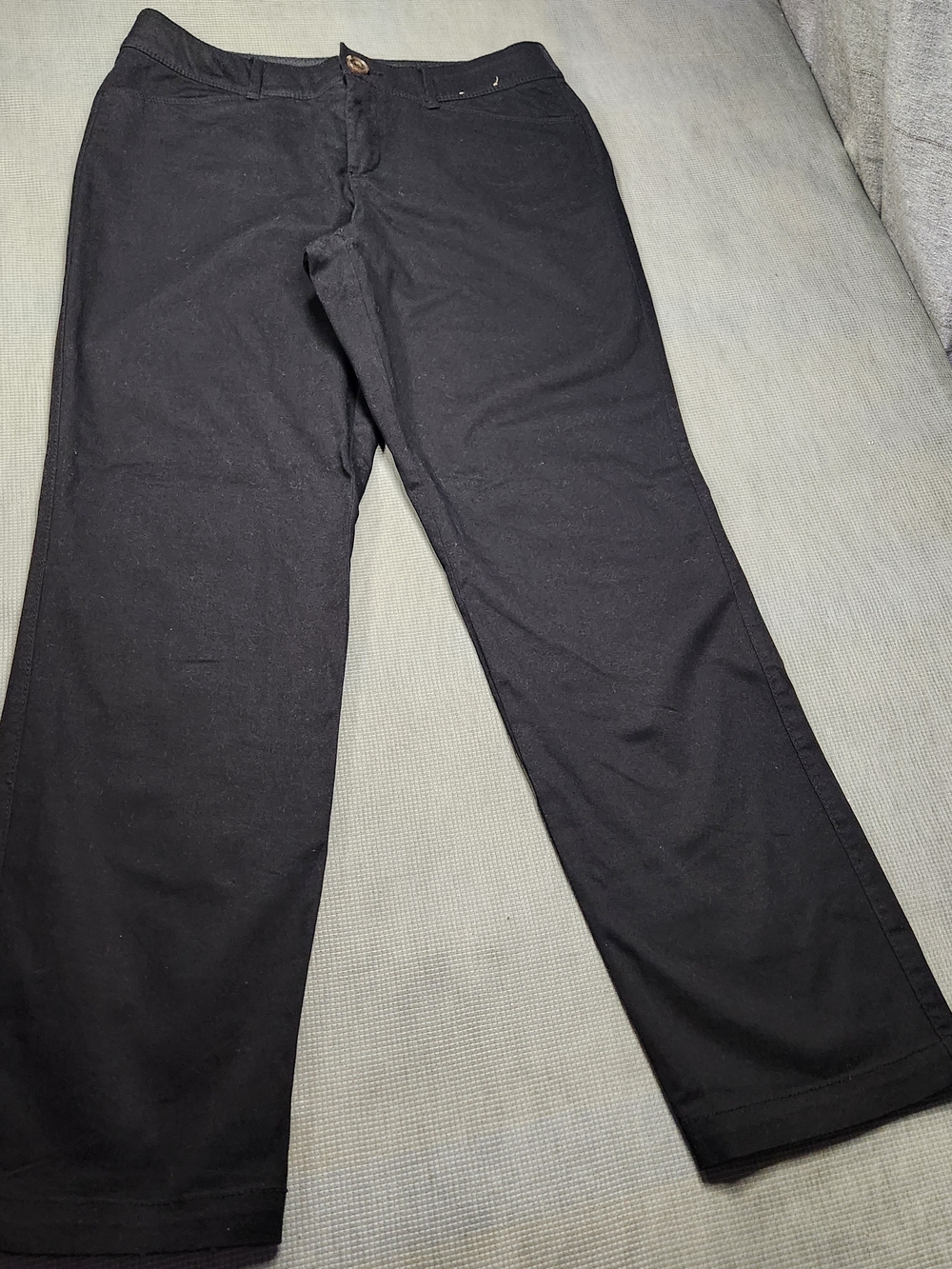 Khakis & Co. Black Pants with Red Trim Label Size 8